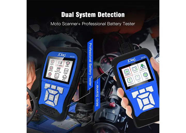 JDiag M100 motorcycle code reader Improves Driving Safety