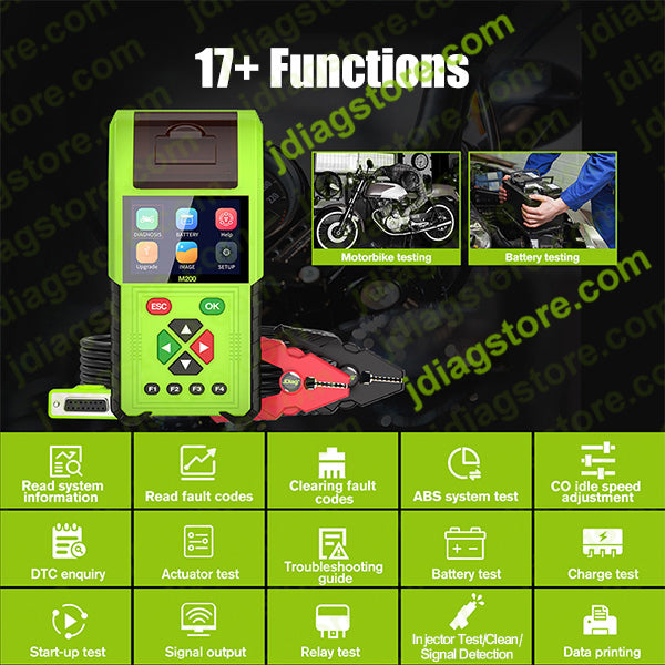 diagntisc tool has 17+ service functions