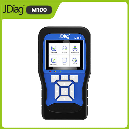 JDiag M100 Motorcycle Diagnostic Tool, battery tester for motorcycle, Handheld Motorcycle Auto Scanner