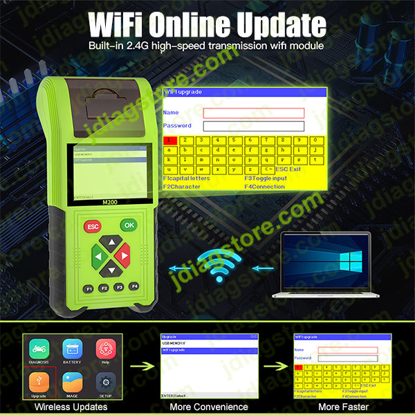 diagntisc tool support WiFi online update