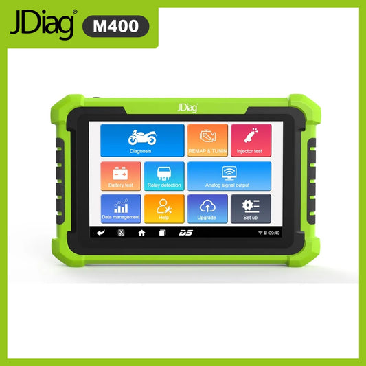 JDiag MOTOSYS M400 Universal Intelligent Motorcycle OBD2 Scanner 8.0 inch Tablet Scanner Android System