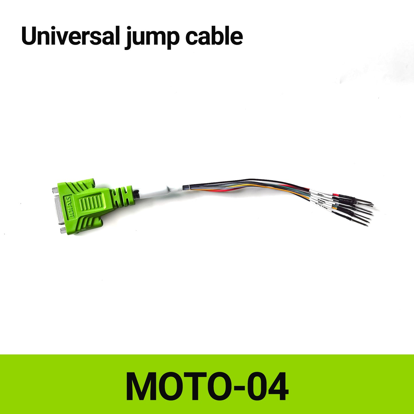 JDiag OBD2 Test Cables, With JDiag M100Pro/M200/M300 Motorcycle Scanner, For BMW-10P, Harley-4P/6P, YAMAHA-3P/4P, HONDA-4P
