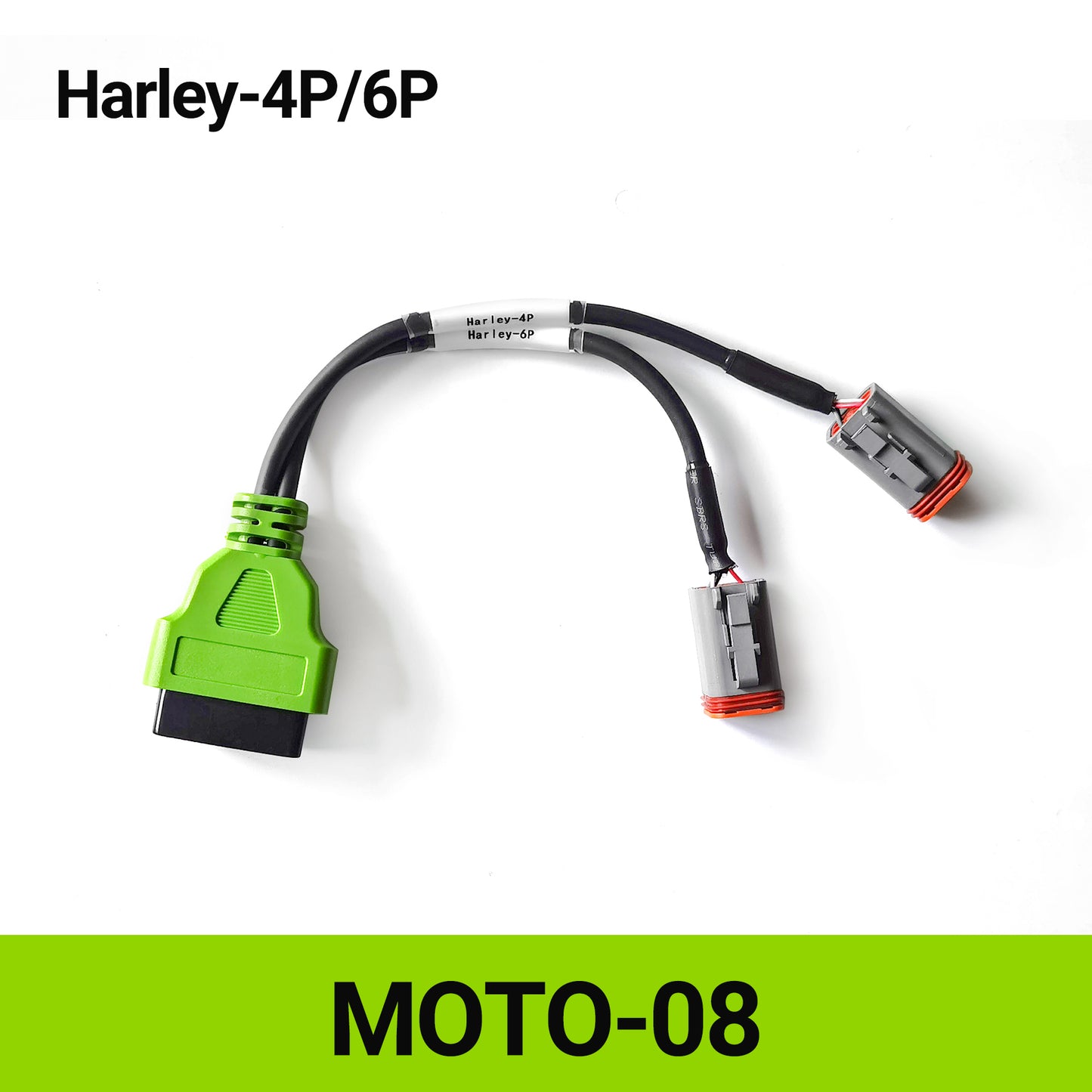 JDiag OBD2 Test Cables, With JDiag M100Pro/M200/M300 Motorcycle Scanner, For BMW-10P, Harley-4P/6P, YAMAHA-3P/4P, HONDA-4P