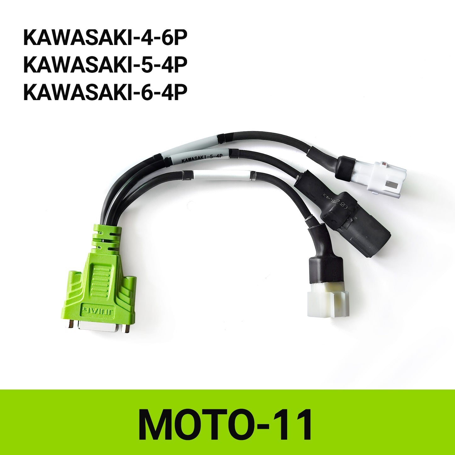 JDiag OBD2 Test Cables, With JDiag M100Pro/M200/M300 Motorcycle Scanner, For BMW-10P, Harley-4P/6P, YAMAHA-3P/4P, HONDA-4P