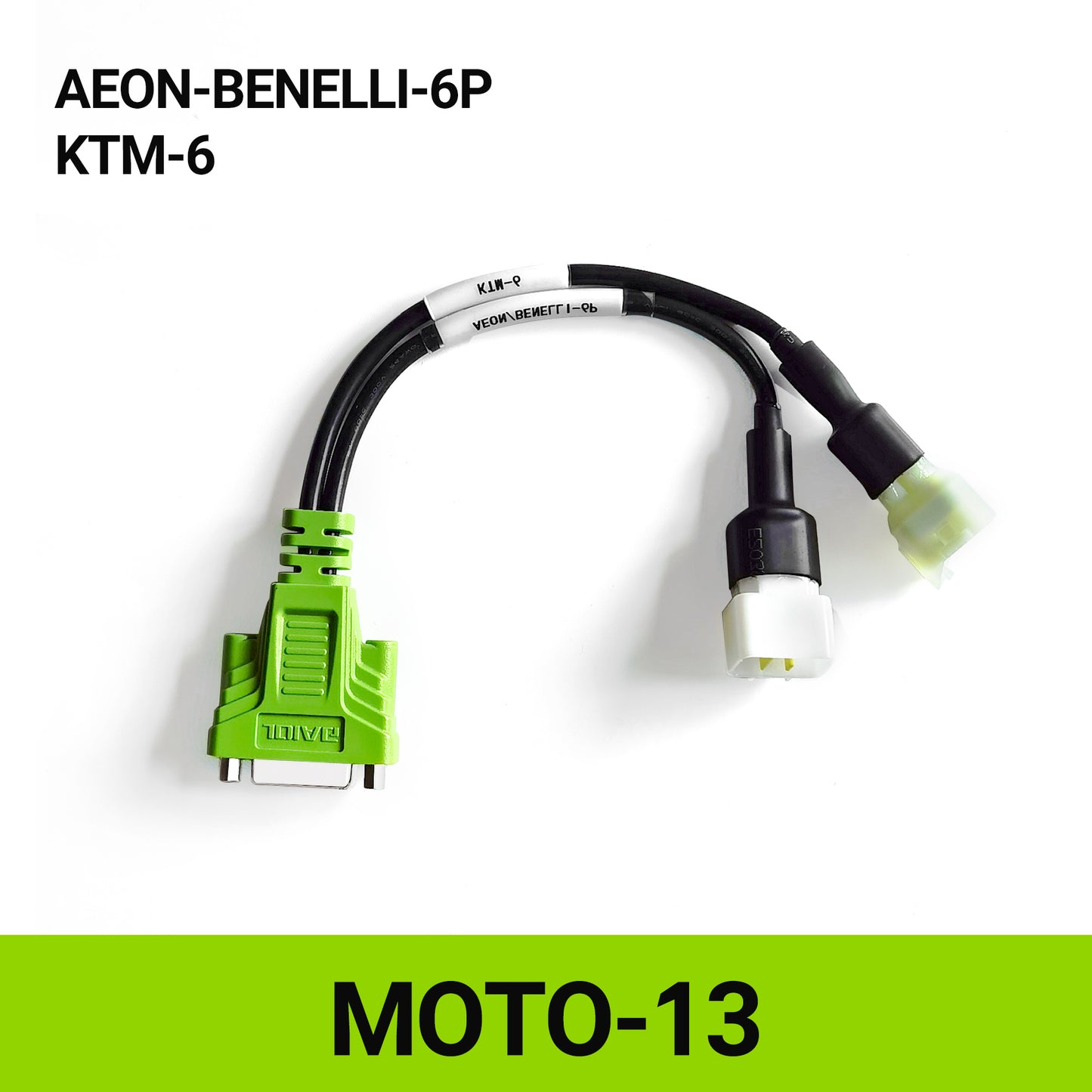 JDiag OBD2 Test Cables, With JDiag M100Pro/M200/M300 Motorcycle Scanner, For BMW-10P, Harley-4P/6P, YAMAHA-3P/4P, HONDA-4P