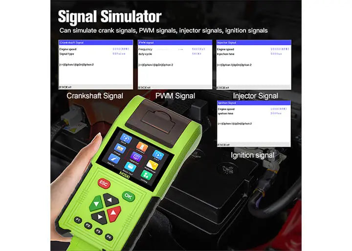 best motorcycle obd 2 scanner signal simulation functions
