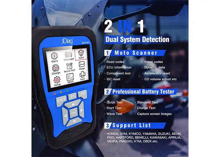 Dj Code Tag Reader Motorcycle Code Reader JDiag M100: The Ultimate Tool for Motorcycle Ma ...