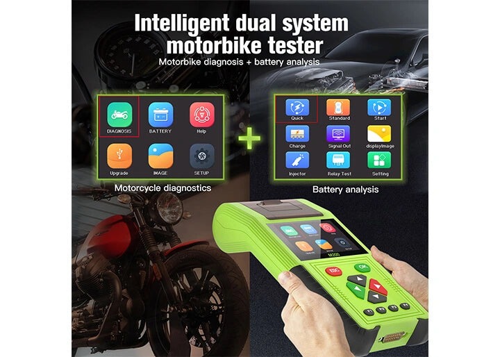 best motorcycle obd 2 scanner support system diagnostics and battery test