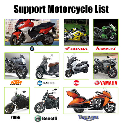  The support motorcycle list of obd 2 scanner tool 