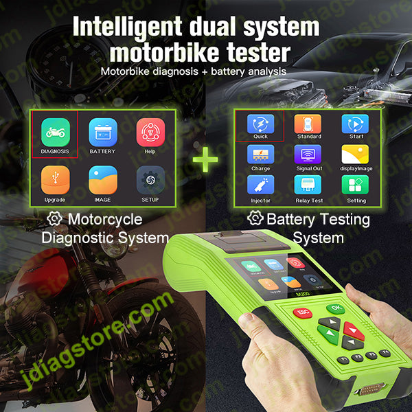 diagntisc tool equiped intelligent diagnostic and battery test