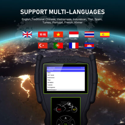  obd 2 scanner tool support muti-language