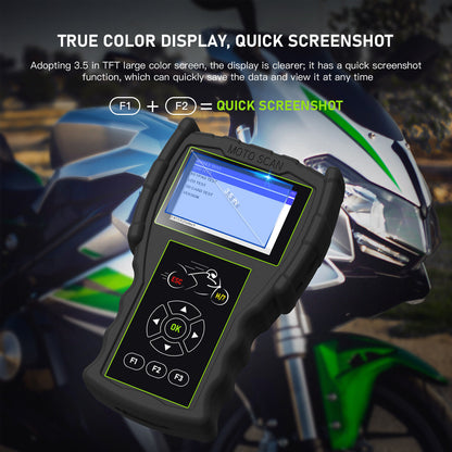  obd 2 scanner tool  equipped with a 3.5-inch color screen