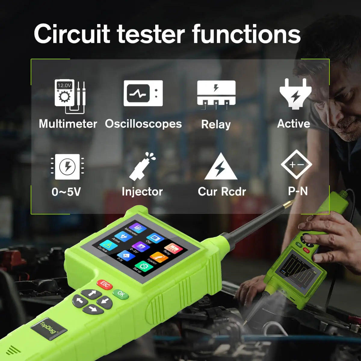 Functions-of-Circuit-Tester-P200Pro
