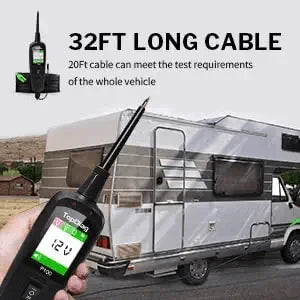 TopDiag P100 Automotive Circuit Tester, Power Probe,12V 24V, AC DC Digital Voltage Tester